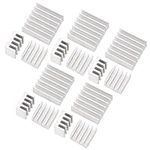 AZDelivery 5 x Passive Heatsink 3 pcs Cooler Set compatible with Raspberry Pi Models A + B including E-Book!