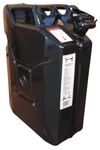 AXL's Trunk UN certified Fuel Steel Jerry Can for Petrol/diesel/kerosene Storage (20 Litres) (Black)