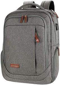KROSER Sac à Dos pour Ordinateur Portable jusqu'à 15,6" Imperméable Sac à Dos de Voyage Scolaire Sac à Dos Loisirs pour Affaires/Université/Femmes/Hommes Laptop Backpack