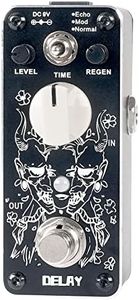 Sondery Digital Delay Pedal with 3 Effects - Echo Modulation and Normal, Mini Effect Pedal for Electric Guitars True Bypass, Art Design Series