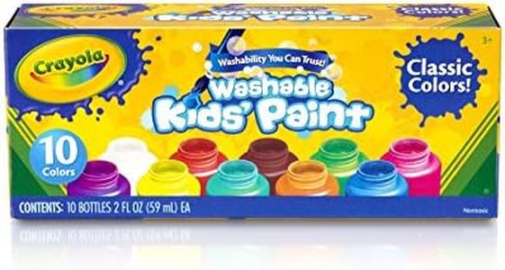 Crayola Washable Kids' Paint, Assorted Colors 10 ea