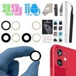 Camera Lens Glass Replacement for iPhone 11, GVKVGIH Back Camera Glass Lens Replacement with Pre-Installed Adhesive,Repair Tool Kit and Installation Manual