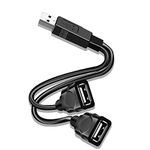 Double Usb Cord For Charging