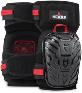 NoCry Professional Knee Pads for Work for Men — Adjustable Thigh and Shin Straps, Heavy-Duty Shell, and Thick Foam & Gel Cushioning — Ideal for Construction and Gardening
