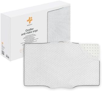 Inphysio® Cuscino Antirughe, Anti-Invecchiamento, Cuscino Ergonomico Cervicale, Cuscino Memory Foam, Cuscino per Cervicali Dolenti, Copertura a Doppia Faccia Rinfrescante/Riscaldante, 65 x 41 x 11 cm