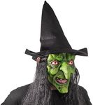 Vmonke Halloween Scary Evil Mask Horror Face Zombie (Old Woman Witch Mask)