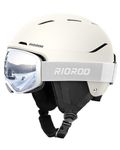 RIOROO Ski Helmet & Goggles Set, Snowboard Helmet Goggles Shockproof Snow Helmet OTG Snow Goggles for Men Women & Youth