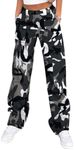 Women's High Waist Camouflage Cargo