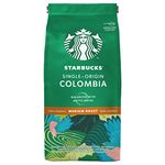 Starbucks Colombia Medium Roast Ground Coffee Packet, 200g