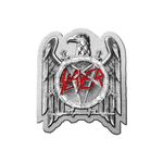 Slayer Eagle Band Logo Pin Badge Silver