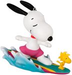 Hallmark Keepsake Christmas Ornament 2024, Peanuts Spotlight on Snoopy Surf's Up!, Gifts for Peanuts Fans