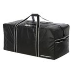 Winnwell Hockey Classic Pro Team Youth Black Player Carry Bag, Heavy Duty Tarpaulin Construction to Carry and Store All Your Equipment to and from The Rink