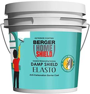 Berger Plastic Damp Shield Elasto (White, 10 L, 265mm x 265mm x 280mm)