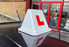 Display Developments Small Magnetic Learner Driver/Driving School Roof Sign, White