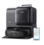 eufy E28 Omni Robot Vacuum Cleaner with Mop, HydroJet System, Portable Deep Cleaner for Carpet, Spot Cleaner, 20,000 Pa Turbo Suction, Zero Tangling, Corner-to-Edge Deep Cleaning, All-In-One Station