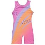 Phineein Leotards for Girls Gymnastics - Toddler Dance Biketards Athletic Dance Wear, 3T, Rose Red, 3T