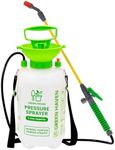 GREEN HAVEN 5 Litre Pump Action Pressure Sprayer - Pump sprayer with Adjustable & Carrying Strap, High-Pressure Spray for Weed Killer Pesticides Fungicides Cleaning