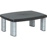 3M FT510100975 Adjustable Monitor Stand, 30.4 x 38.1 x 15 cm - Black/Silver