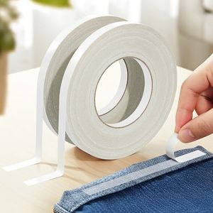 Hoacm Hem Tape for Pants, 2PCS, 1/2'' x 105Ft, Double Sided Fabric Tape