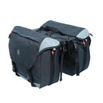 HOMPER Bike Double Pannier Bag,25L-35L Large Capacity with Reflective Stripe Bicycle Rear Seat Saddle Bag