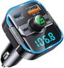 Glangeh 2025 Bluetooth Voiture [Micros Doubles Puissants], Transmetteur FM Bluetooth 5.3 & Charger Rapide Voiture PD 36W+QC3.0 18W, Adaptateur Radio Voiture, Appels Mains Libres, Amplis Stéréo Voiture
