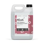 Miniml Eco Washing Up Liquid 5L Refill - Wild Rhubarb & Lemon Scented Non Bio & Skin Sensitive Friendly Dish Wash Cleaner Plant Based Vegan & Cruelty Free - Natural Cleaning Products (500 Washes)