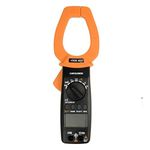 GuliTech Victor/RuoShui 6050 True RMS Digital Current Clamp Meter 3999 Counts LCD Display Auto Range 1000V 2000A AC DC Larger Current Voltage Multimeter(Victor 6052)