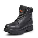 Timberland Pro - Mens 6" Direct Attach Steel Safety Toe Waterproof Insulated Shoe, 9 UK, Black