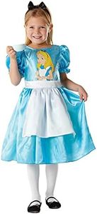 Rubie's Girl's Alice in Wonderland Classic Costume, Blue, 7-8 Years