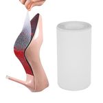 Shoes Sole Protectors Self-Adhesive Sole Protector Roll with Anti-Slip Lattice Texture, Crystal Clear Sole Sticker for High Heels Outdoors(3m)