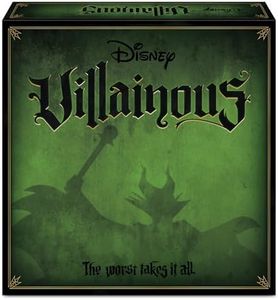 Ravensburger - Disney Villainous, Juego de Mesa, Juego de Mesa Adulto, Juego de Mesa Niños 10 Años o Más, Estrategia, Juego de Mesa Disney, 2 a 6 jugadores, Versión Español