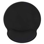 Wrist Rest Mat,Comfortable Memory Foam Mouse Pad with Wrist Support,Anti-Slip Rubber Mouse Wrist Support Pad for Working Gaming - black012