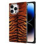 Cocomii Square iPhone 11 Pro Max Case - Square Animal - Slim - Lightweight - Glossy - Black & Orange Apex Tiger Print - Luxury Aesthetic Cover Compatible with Apple iPhone 11 Pro Max 6.5" (Tiger)