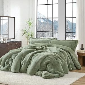 Coma Inducer 1,100 Bunnies Oversized King Comforter Set - Calming Sage
