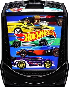 Hot Wheels 100-Car, Rolling Storage Case with Retractable Handle