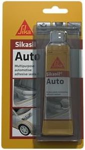SIKA - Automotive Silicone Sealant - Sikasil Auto, Clear - Multipurpose Adhesive for Car Interior & Exterior - UV, Vibration, & Weather Resistant - Fast-Curing - Easy to Apply - 75gr