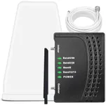 Cell Phone Booster for Home & Office,Up to 2,000 sq ft,Cell Phone Signal Booster with Band 66/25/2/4/5/12/13/17,Boost 5G 4G Data for All U.S. Carriers FCC Approved