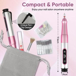 Oukzon Cordless Electric Nail Drill – Rechargeable Manicure Tool