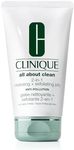 Clinique All About Clean 2-in-1 Cleansing + Exfoliating Jelly, Face Cleanser & Exfoliator With Salicylic Acid For All Skin Types, 150ml