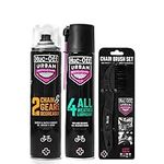 Muc Off Complete Bike Care Kit - Muc-Off Chain & Gear Degreaser, All-Weather Lubricant, and Premium Chain Brush Set - Essential Bicycle Maintenance Bundle for All Riders & Conditions