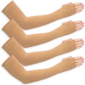 Vive (2 Pairs) Arm Protectors for Thin Skin and Bruising - Protective Geri Arm Sleeve Guards for Elderly, Men & Women (Large)