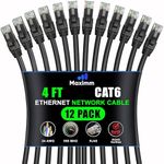 Maximm CAT6 Ethernet Cable - 4 Ft -