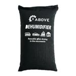 1Above 500g Reusable, Microwaveable Car Interior Dehumidifier Bag - to Prevent Damp, Moisture, and Condensation- Ideal for Car, Boat, Caravan and Home