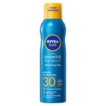 NIVEA SUN Protect & Dry Touch Refreshing Sun Mist Spray SPF30 (200 ml), Water-Resistant Sun Spray, Immediate Protection Against UVA/UVB Rays, Sunburns, Premature Ageing
