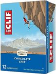 CLIF BAR - Chocolate Chip - Made with Organic Oats - 10g Protein - Non-GMO - Plant Based - Energy Bars - 2.4 oz. (12 Pack)