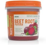 BareOrganics Beet Root Powder | Raw & Natural Superfood Powder - Organic, Vegan, Gluten-Free & Non-GMO, 8 oz