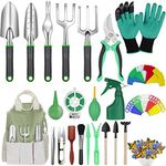 Garden Tools Set 82pcs, Extra Succu