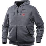 Milwaukee Hoodie M12 12V Lithium-Ion Heated Jacket Front and Back Heat Zones - Battery Not Included (Medium, Black)
