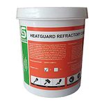 Simond Store 5 lbs. Refractory Coating Heat-Guard for Ceramic Fiber Insulation in Blacksmithing Forge, 3270°F High-Temperature Heat-guard for Propane Forge, Kiln, Smelting Furnace