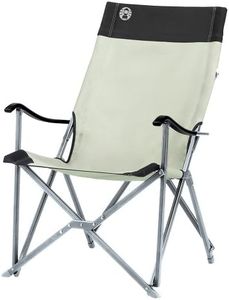Coleman Sling Chair, Comfortable Outdoor Camping Chair, High and Inclined Back Rest, with Carry Bag for Easy Transport, Khaki